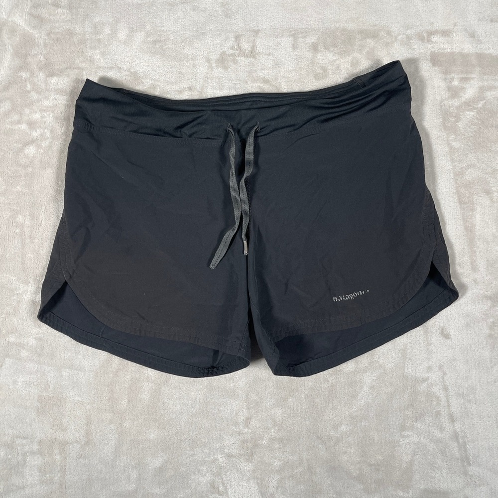 Patagonia Women's Shorts Drawstring Performance Outdoor Gorpcore Granola M Black